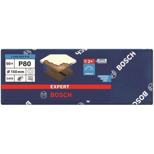 Bild: Bosch EXPERT Schleifblatt C470, 150mm,K80, 50x