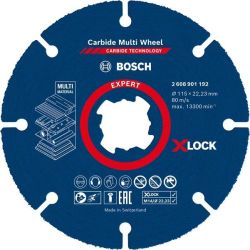 Bosch EXPERT X-LOCK Carbide Multiwheel 115x22.23mm