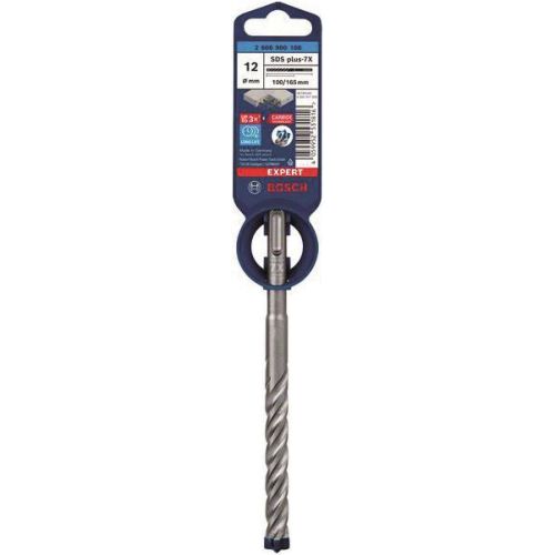 Bild: Bosch Hammerbohrer SDS-plus-7X Expert 12,0x165/100mm 4-Schneider 2608900108