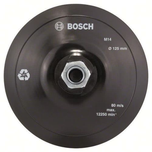 Bild: Bosch Klett-Haftteller 2 608 601 077 125 mm / M14