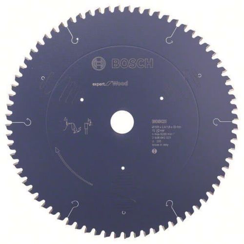 Bild: Bosch Kreissägeblatt Expert for Wood 305x30x2,4 mm Z72T 2 608 642 531