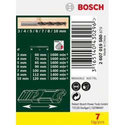 Bosch PT Holzbohrer-Set Mini-X-Line,VE7 2607019580