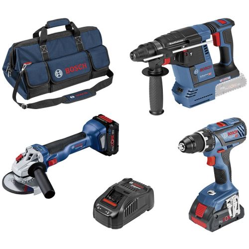 Bild: Bosch PT Profi-Set 18V GSR+GWS+GBH 18V