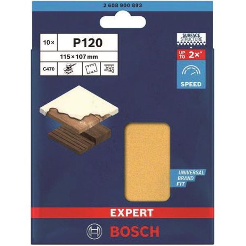 Bild: Bosch Schleifblatt C470,115x107 K120,10x