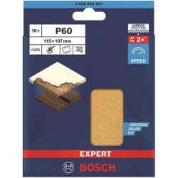 Bosch Schleifblatt C470,115x107 K60,10x EXPERT