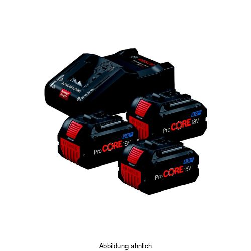 Bild: Bosch Starter-Set ProCore 3x Akku 18V 8Ah + Ladegerät GAL18V-160 (0615A5004Y)