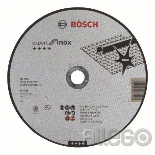 Bild: Bosch Trennscheibe gerade Ø230mm x 2,0mm Expert for Inox - AS 46 T Inox BF