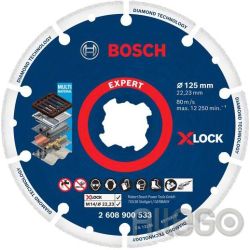 Bosch X-Lock Diamanttrennscheibe Ø125mm x 22,23mm Best for Metal