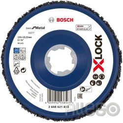 Bosch X-Lock Grob- Reinigungsscheibe Ø125mm x 22,23mm Metall SIC