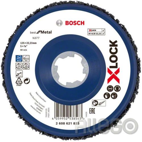 Bild: Bosch X-Lock Grob- Reinigungsscheibe Ø125mm x 22,23mm Metall SIC