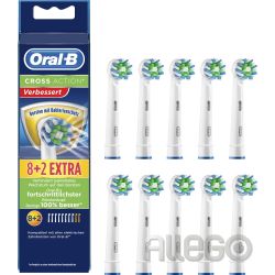 Braun Oral-B Aufsteckbürste Mundpflege- EB CrossAc Bakts 8+2