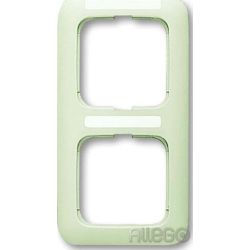 Busch-Jaeger Rahmen 2f. ws senkr.m.Sichtfenster 1722 NS-212