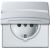 Bild: Busch-Jaeger Schuko-Steckdoseneinsatz IP44 alus 20 EUGKBN-33-101