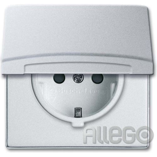 Bild: Busch-Jaeger Schuko-Steckdoseneinsatz IP44 alusi 20 EUGKB-33-101