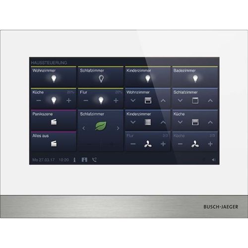 Bild: Busch-Jaeger Touch-Bedienelement H8236-5W-03 IP touch 7 LAN/LAN