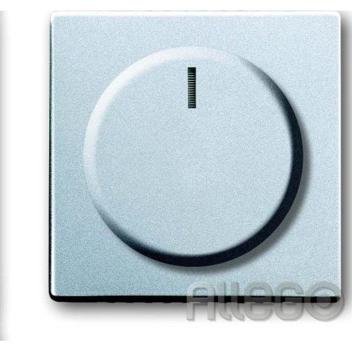 Bild: Busch-Jaeger Zentralscheibe alusil für Drehdimmer 6540-83-102