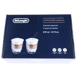 Cappuccino-Gläser DeLonghi 5513284441 6er-Set 270ml