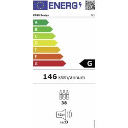 Caso WineExclusive 38 Smart Weinkühlschrank