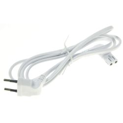 COM Stromkabel für Fernsehen & Telefonie 1,5m Winkelstecker weiß