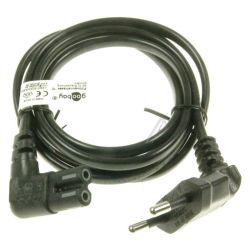 COM Winkel-Netzkabel für Fernsehen & Telefonie ART90952 1,5m, schwarz