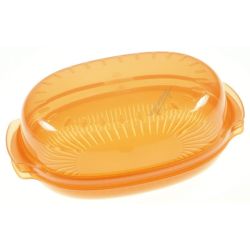 Dampfschale für Mikrowelle Whirlpool 484000008885 2,5l orange