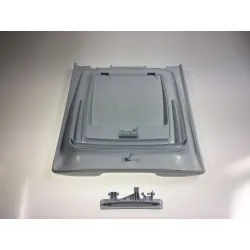 Deckel weiß ohne Griff Haier 49129873 für Waschmaschine