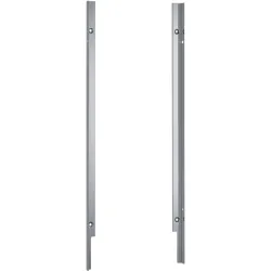 Dekorleisten-Set für Geschirrspüler Bosch 17007740 Edelstahl-Leisten