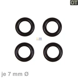 Dichtung Siemens 00614621 7mmØ für Druckschlauch Teflonschlauch Kaffeemaschine