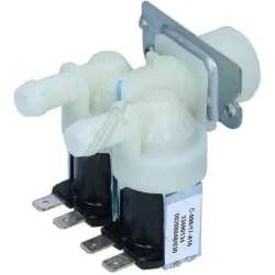 Doppel-Elektroventil für Waschmaschine Bitron 1234567890 Wasserzulauf