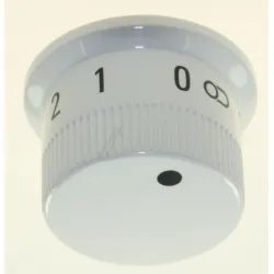 Drehgriff-Kochstelle WEISS, fuer Zonenheizung oval 00614740