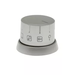 Drehgriff-Vorwahl Inox Bosch 00619215 für Herd
