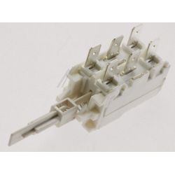 Drucktastenschalter für Waschmaschine Bitron [Hersteller-Artikelnummer] 6-polig,