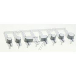 Drucktaster-Knopf für Waschmaschine Whirlpool 480111105172 8 Optionen, weiß-grau