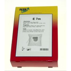 E7m-Beutel für Staubsauger Filterclean FL0274K 5er-Pack