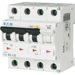 Eaton Electric FI/LS-Schalter FRBM6-B16/3N/003-A 3polig+N 16A 30mA