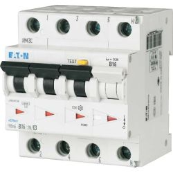 Eaton FI/LS-Schalter FRBM6-B16/3N/003-A 3p+N FI-Typ A 30mA  LS-Typ B 16A 6kA