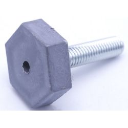 Einstellfuß grau M8x35 für Kühlschrank AEG 4055244091 Füße, Gehäuse