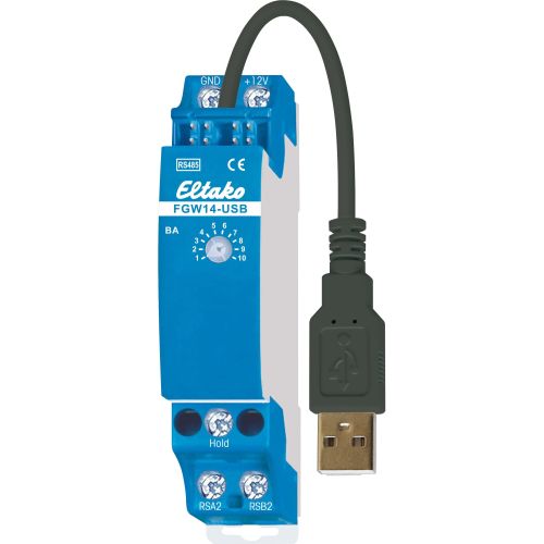 Bild: ELTA RS485-Bus-Gateway FGW14-USB mit USB-Anschluss