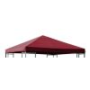 FRG Ersatzdach 3x3 Meter, Polyester mit PVC-Beschichtung, bordeaux 424361