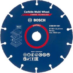 EXPERT Carbide MultiWheel Trennscheibe, Ø 180mm (Bohrung 22,23mm, gerade)