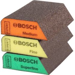 EXPERT S470 Combi Schleifblock-Set, 3-teilig (mehrfarbig, 97 x 69 x 26mm)