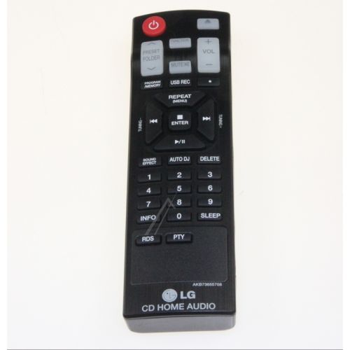 Bild: Fernbedienung LG AKB73655708 für Mini Hi-Fi-Anlage CM4-DP