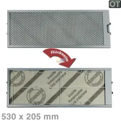 Fettfilter Bosch 00460027 Metallfilter 530x205mm mit Vliesfilter