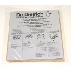 Fettfilter für Brandt Ofen 94X2874 5-teilig