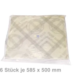 Fettfiltermatte Bosch 00452151 Vliesfilter 585x500mm für Dunstabzugshaube 6Stk
