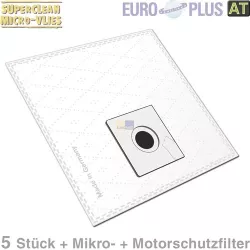 Filterbeutel Europlus X293 Vlies u.a. für Progress P55 5 Stk für Melitta Swirl