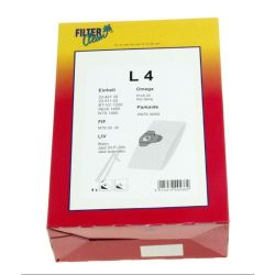 Filterclean Staubsaugerbeutel 000151K 4 Stück ohne Filter