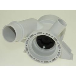 Filtergehäuse mit Flusensieb für Waschmaschine Candy 49007894 Waschmaschinenfilt