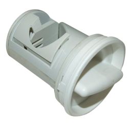 Flusensieb für Waschmaschine Com 481248058105 Kunststoff, weiß