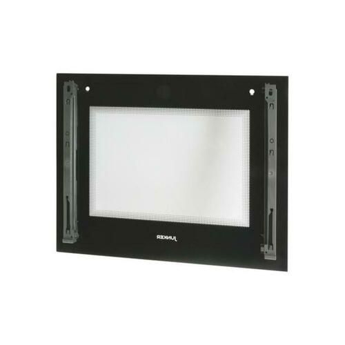 Bild: Frontglasscheibe für 60cm Geräte, Farbe: schwarz, edelstahl 00776396